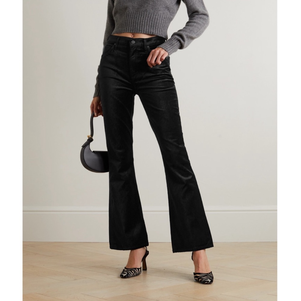 Citizens of Humanity Black Velvet Lilah Jeans